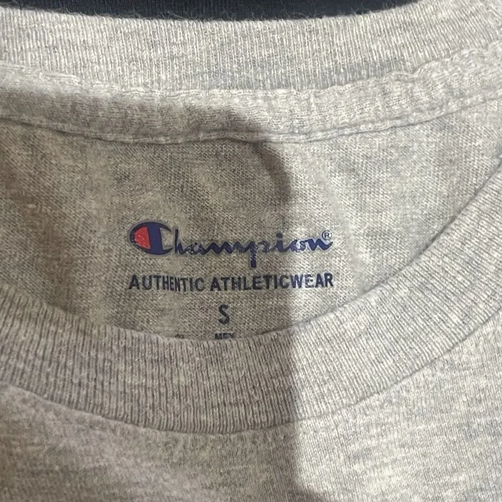 Lot of 7 Champion Logo Men's T-Shirts 5 Small, 1 Medium, 1 Kids XL 1 Long Sleeve - Picture 4 of 8